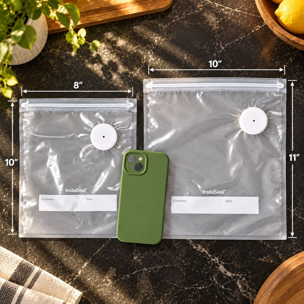 InstaSeal Hybrid Handheld Replacement Vacuum Sealer Bags