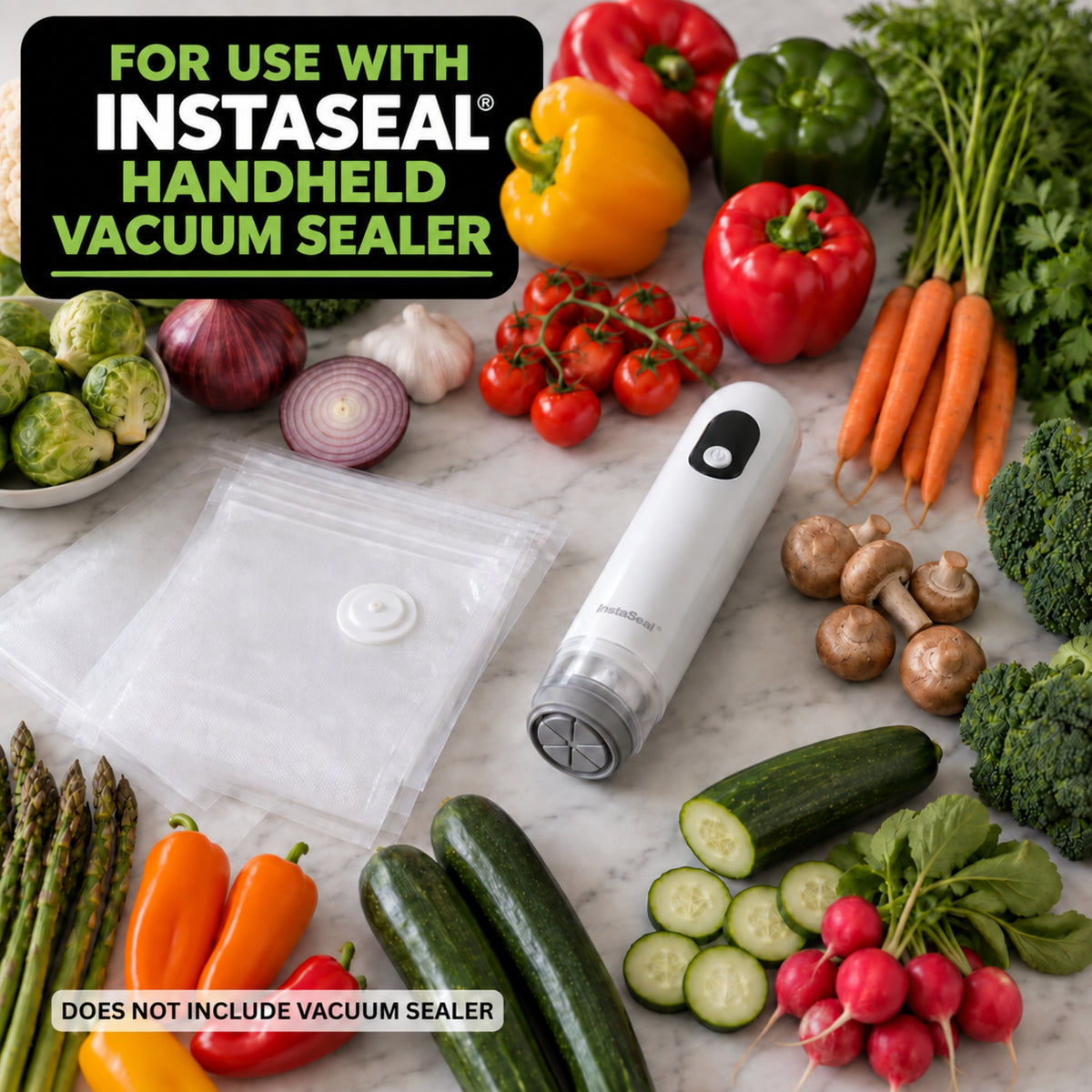 InstaSeal Hybrid Handheld Replacement Vacuum Sealer Bags