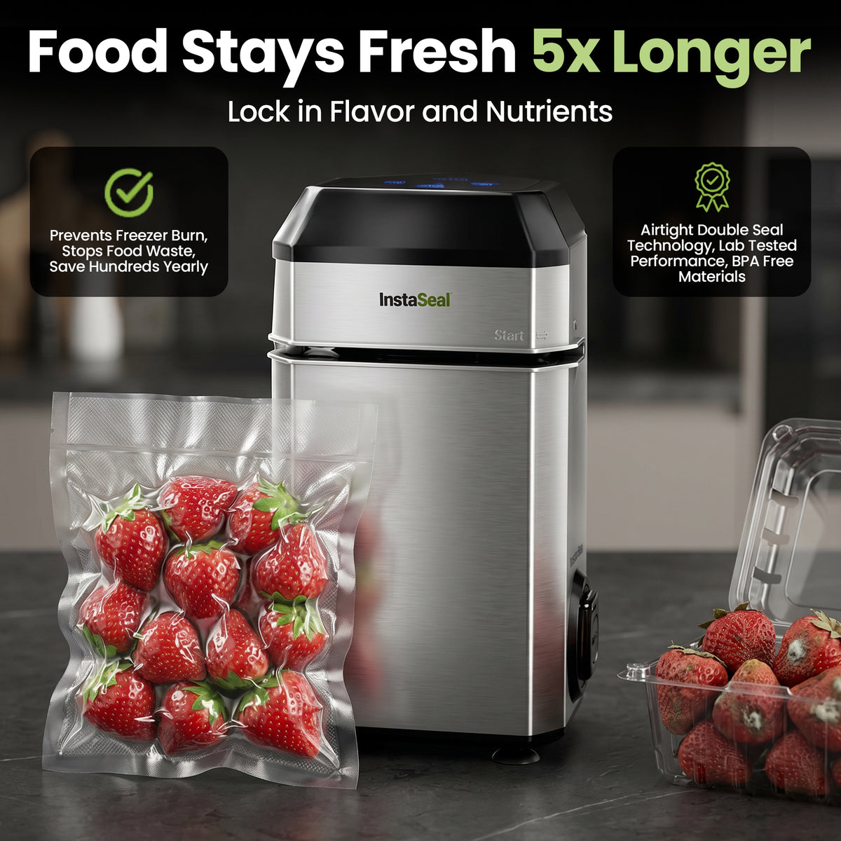 InstaSeal Upright Vacuum Sealer