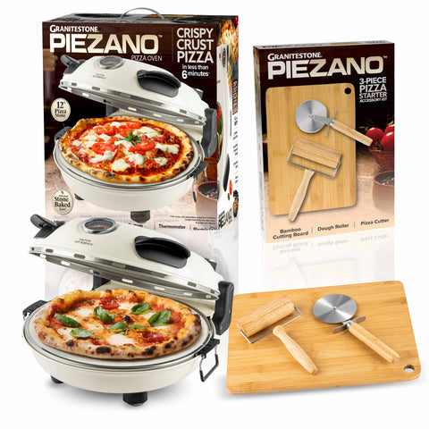 Granitestone Piezano Pizza Oven - 800° Countertop Brick Oven Pizza