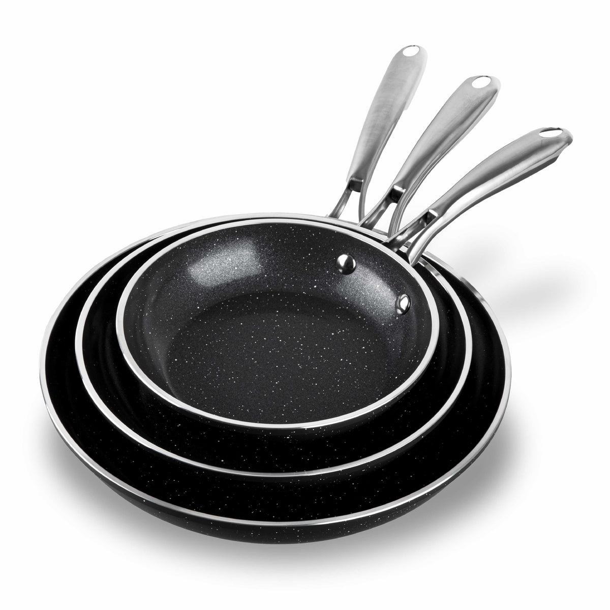 Granitestone Ceraluxe 3 Piece Skillet Set