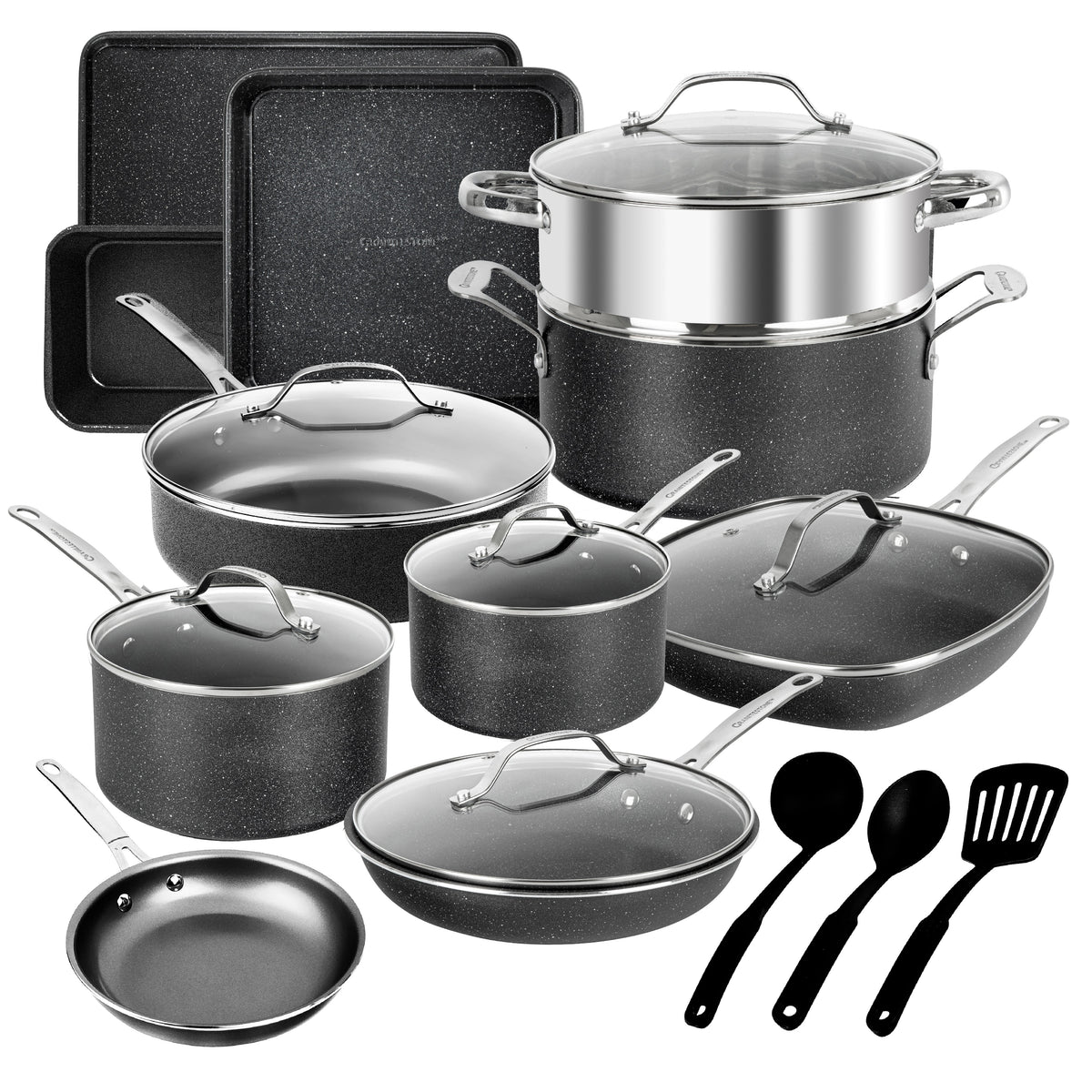 Granitestone 20-piece non-stick cookware and bakeware set