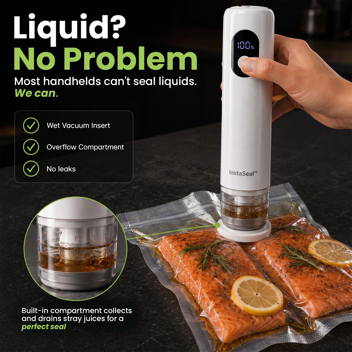 Liquid sealing infographic
